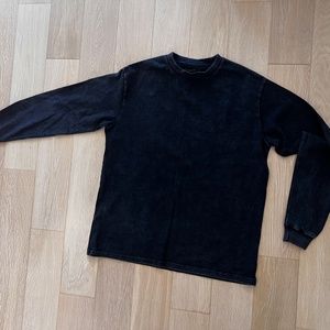 ESNTLS Oversized Long-Sleeve Tee (vintage black)